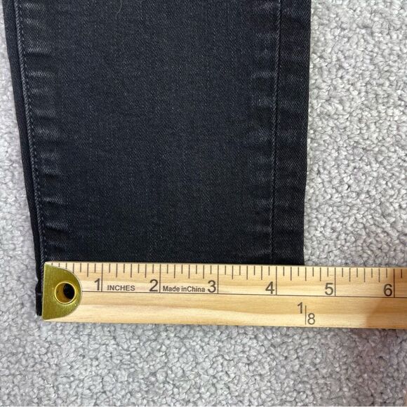 J. Crew Factory Jeans Women's 27 Black Skinny High Denim Preppy - Picture 11 of 12